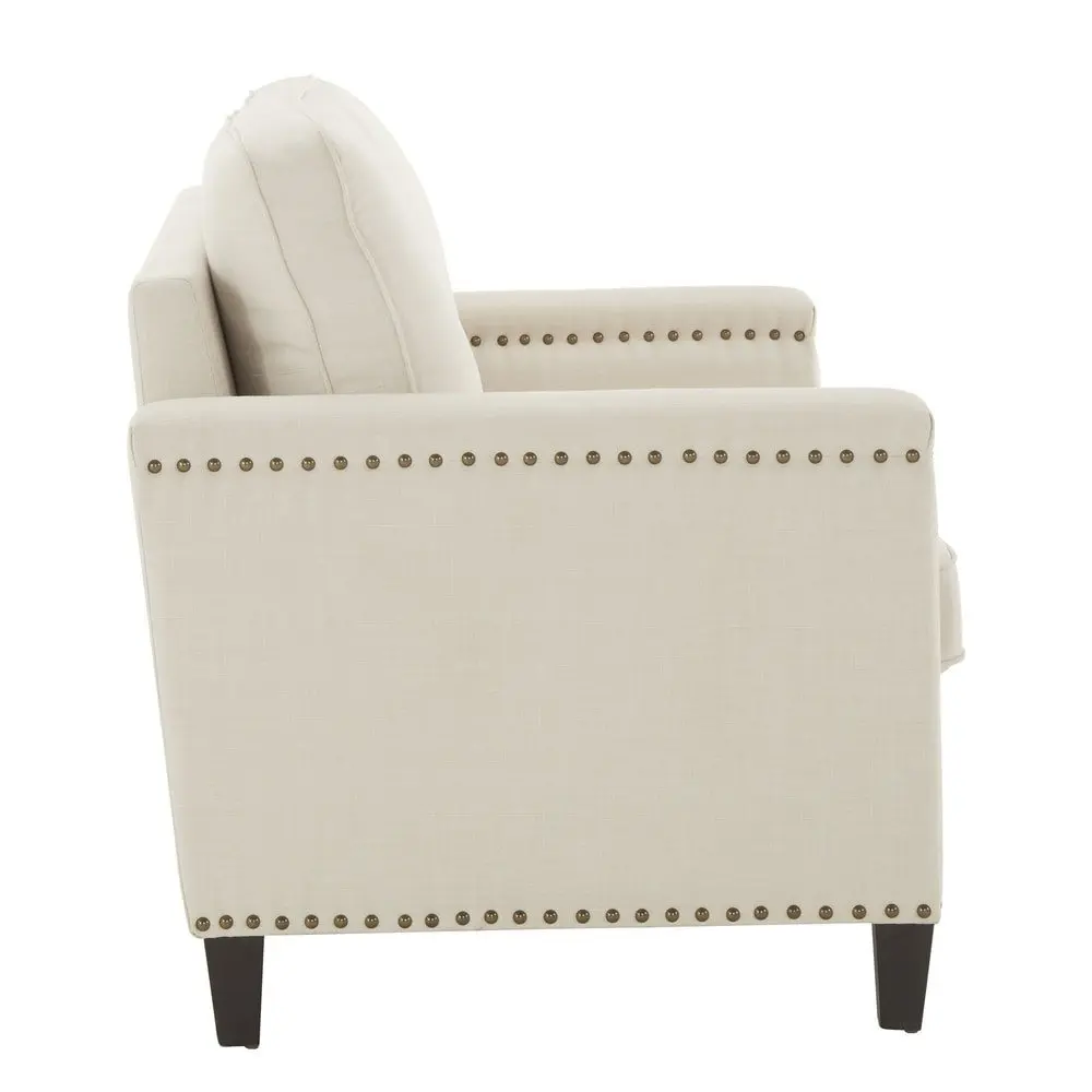 Hersfeld Ivory Fabric Sofa or Loveseat – furniture