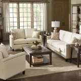 Hersfeld Ivory Fabric Sofa or Loveseat – furniture thumbnail 1