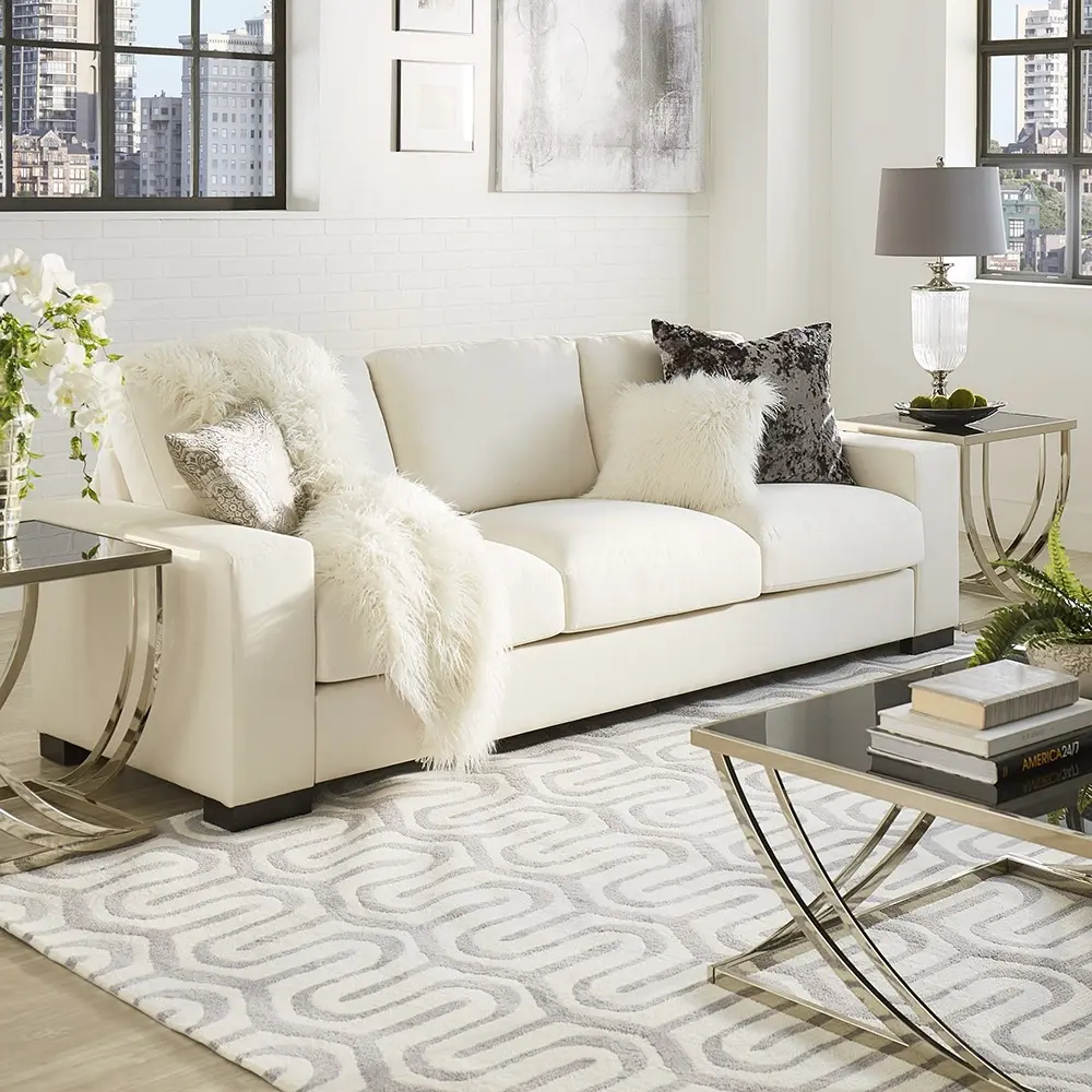 Lionel Modern Fabric Down-filled Sofa – furniture