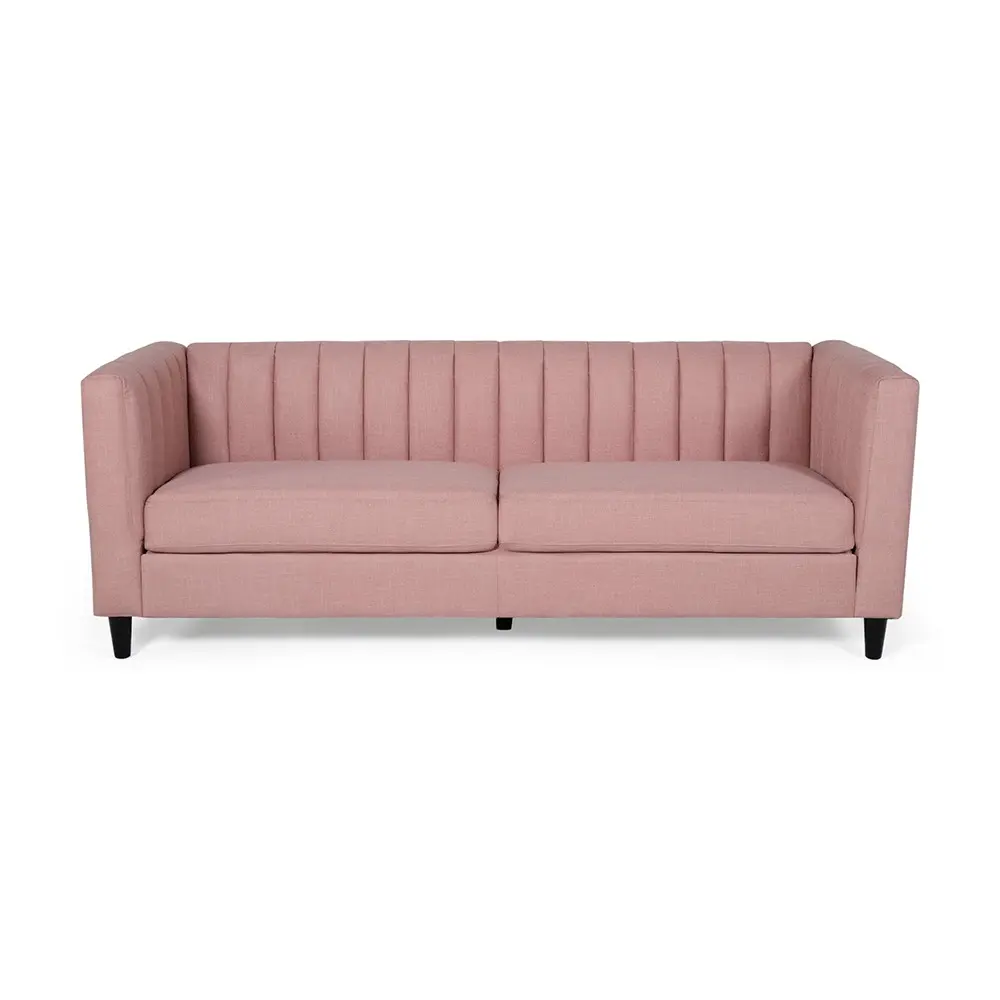 Contemporary Channel Stitched 3 Seater Sofa – furniture