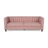 Contemporary Channel Stitched 3 Seater Sofa – furniture thumbnail 3