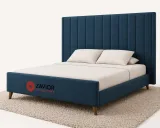 Zavior Mid-Century Upholstered Wall Panel Bed thumbnail 1
