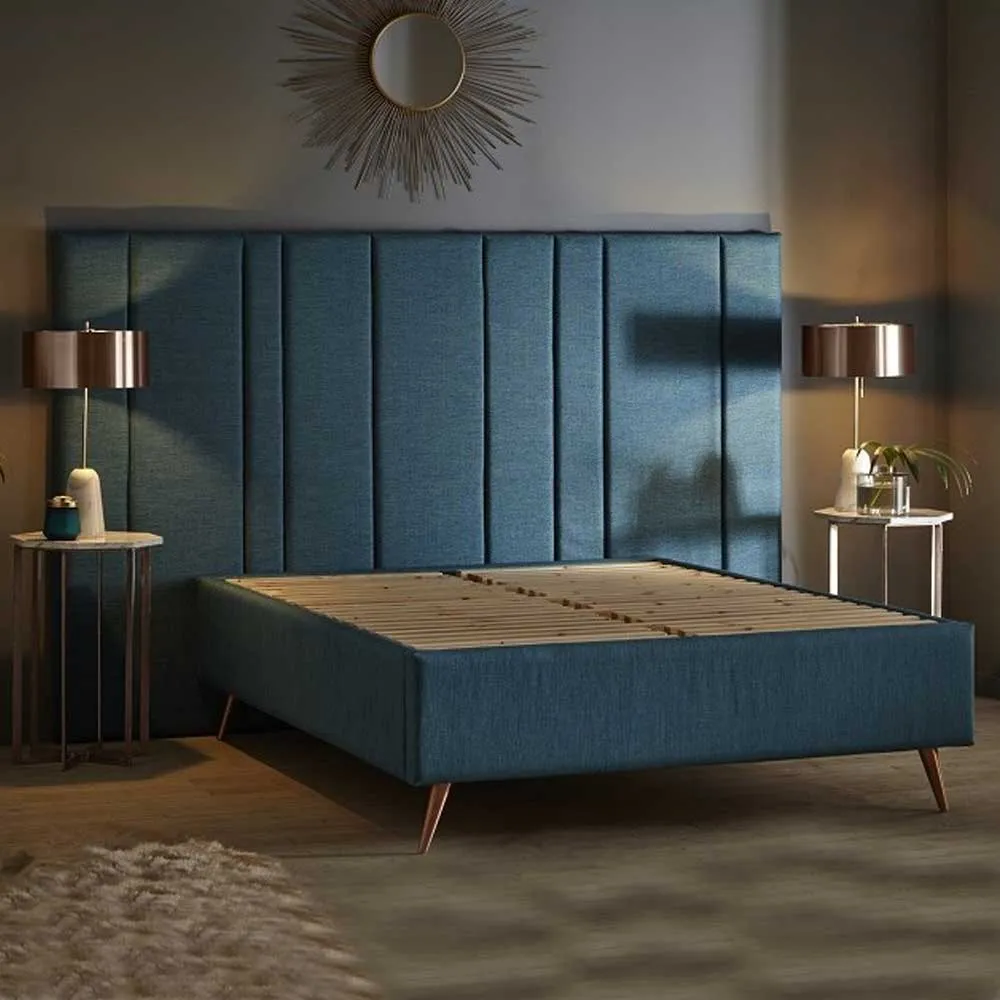 Zavior Mid-Century Upholstered Wall Panel Bed