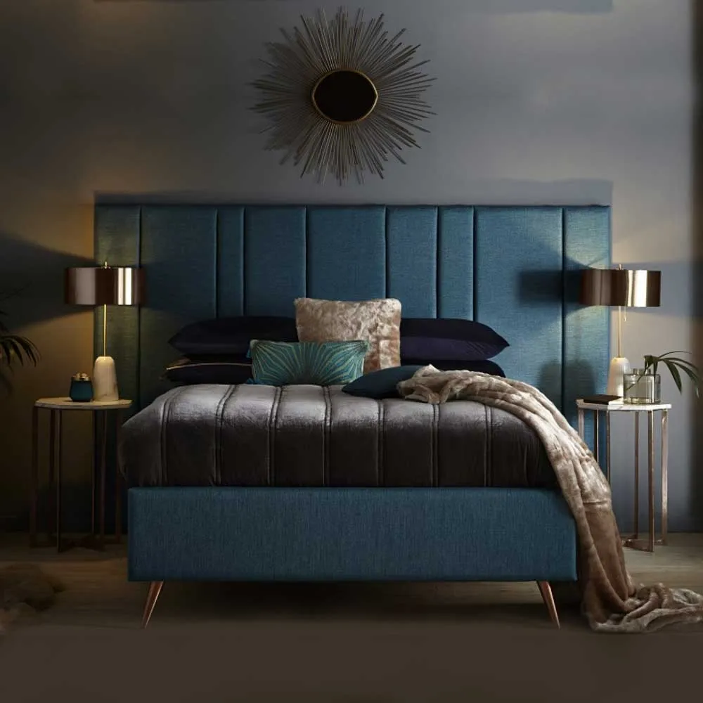 Zavior Mid-Century Upholstered Wall Panel Bed