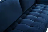 Velvet fabric contemporary tufted sofa – furniture thumbnail 6