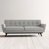 Dexter Grey Tufted 2 Seater Sofa – furniture thumbnail 3