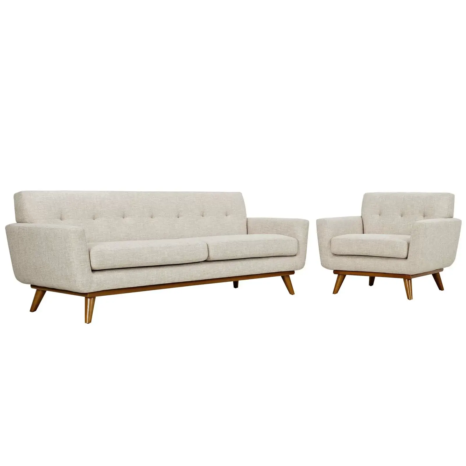 Dexter Grey Tufted 2 Seater Sofa – furniture
