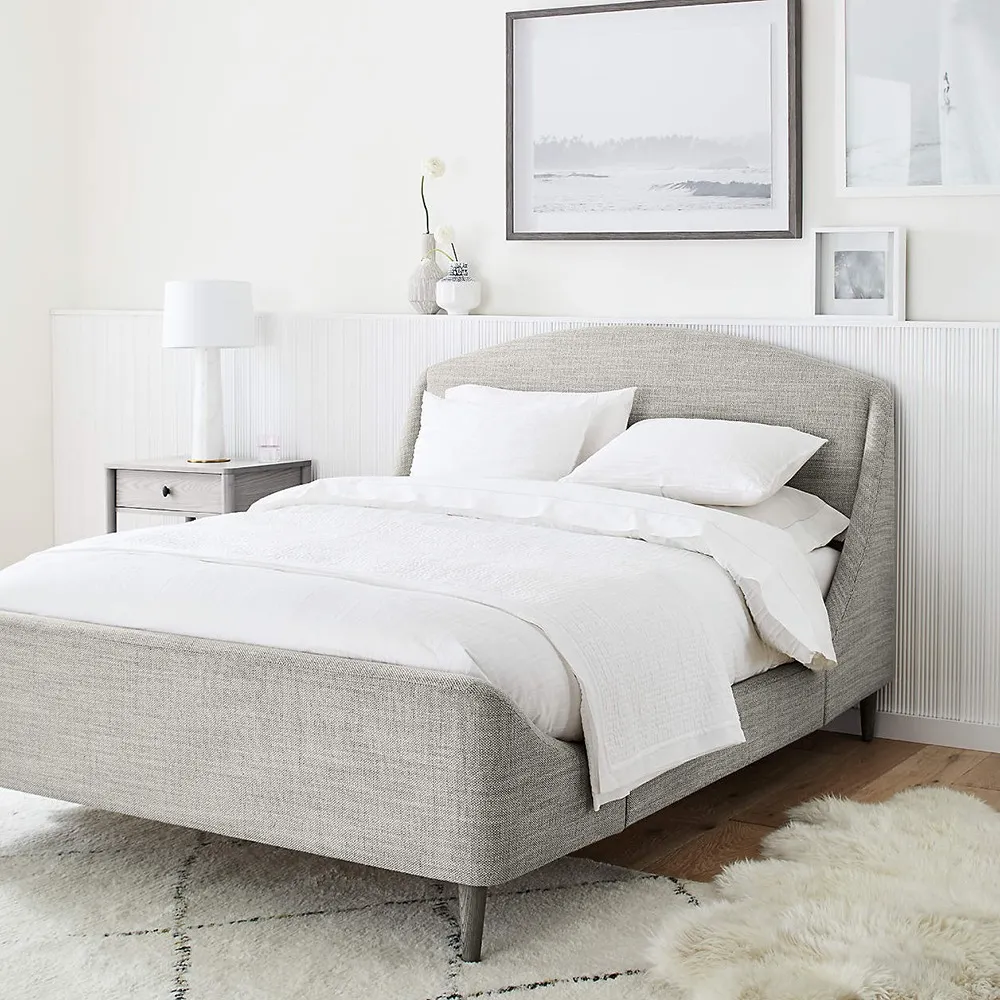 Zavior Mist Upholstered Bed