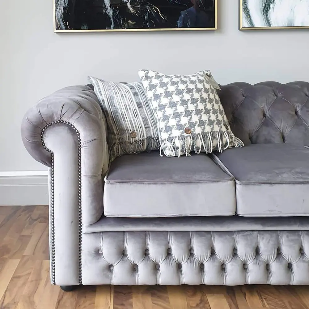 Premier Velvet Upholstered Sofa – furniture