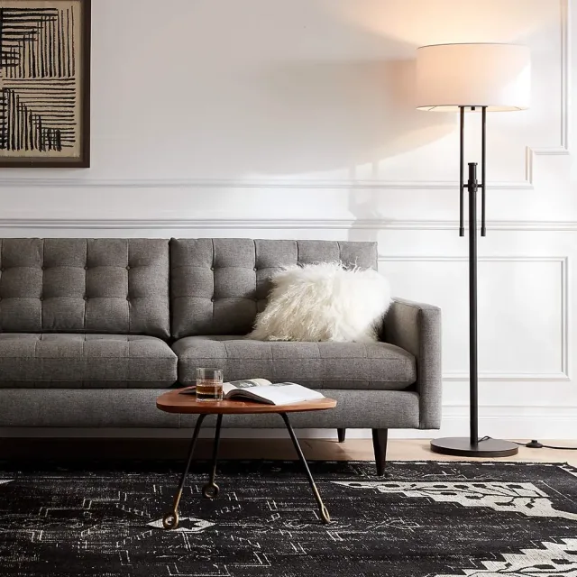 Button Tufted Petrie Midcentury Sofa – furniture