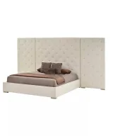 Zavior Glamorous Charcoal Wall Panel Bed thumbnail 5