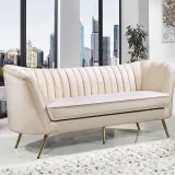 Alexandrea 3 Seater Velvet Sofa – furniture thumbnail 1