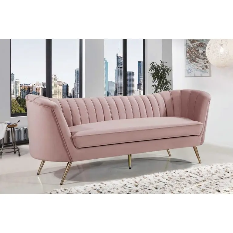 Alexandrea 3 Seater Velvet Sofa – furniture