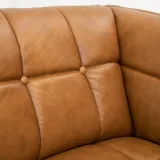Ardrie PVC Faux Leather Flared Arm Sofa – furniture thumbnail 5