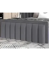 Zavior Velvet Upholstered Platform Bed thumbnail 5
