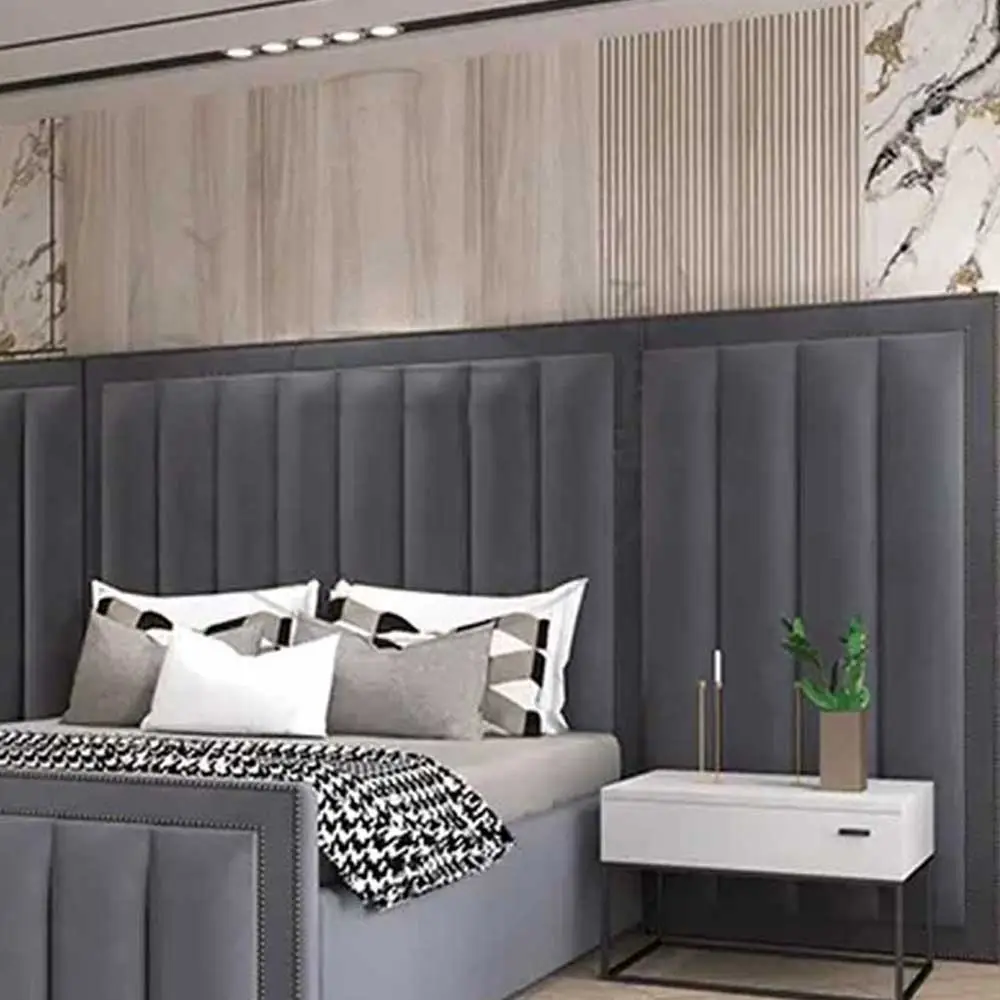 Zavior Velvet Upholstered Platform Bed