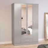 Zaviour Furniture Linch 4 Door Wardrobe – furniture thumbnail 2