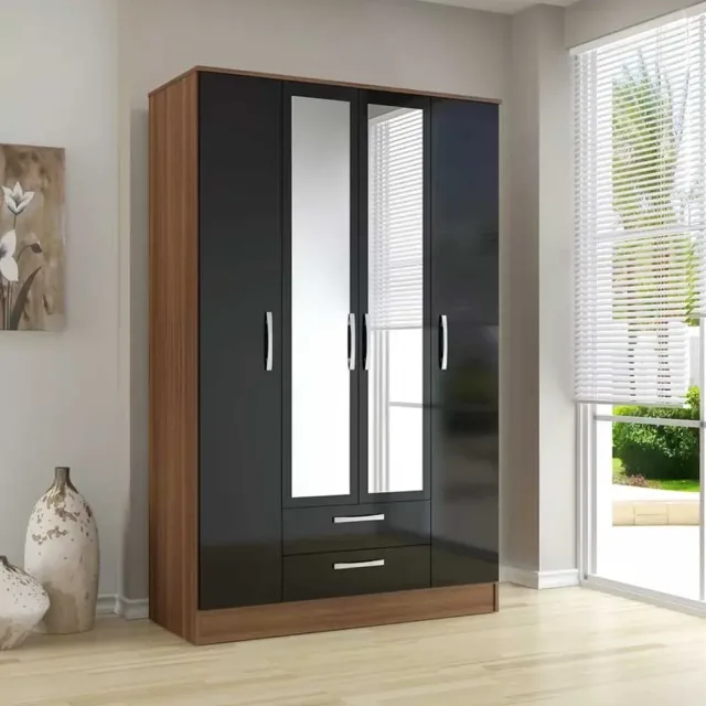 Zaviour Furniture Linch 4 Door Wardrobe – furniture