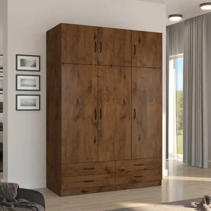 Estephania 3 Door Lamination wood Wardrobe – furniture