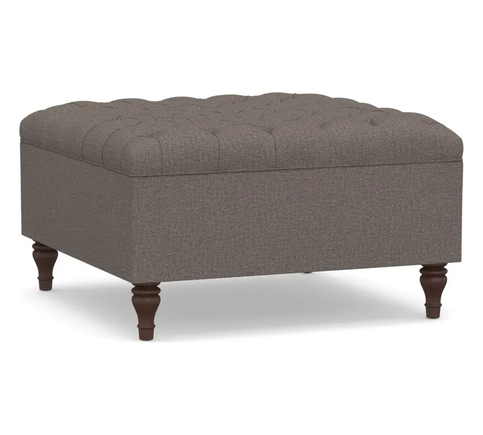 Tufted Square Ottoman – furniture - product image 3