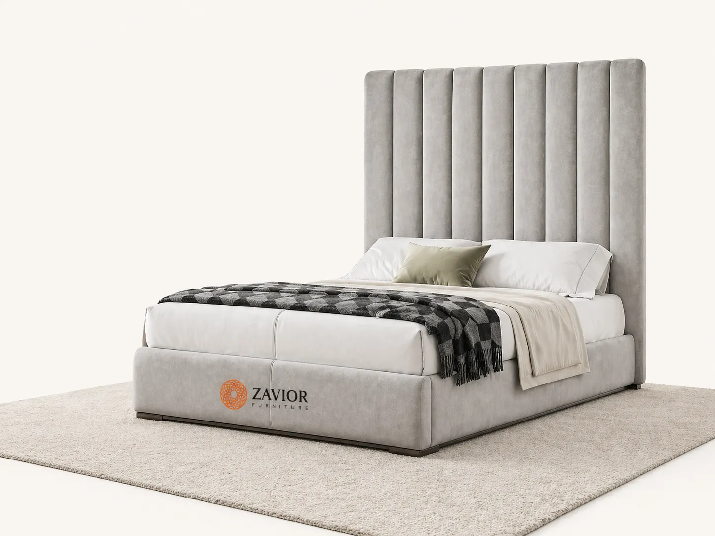 Zavior Vertical Channel Wall Panel Bed