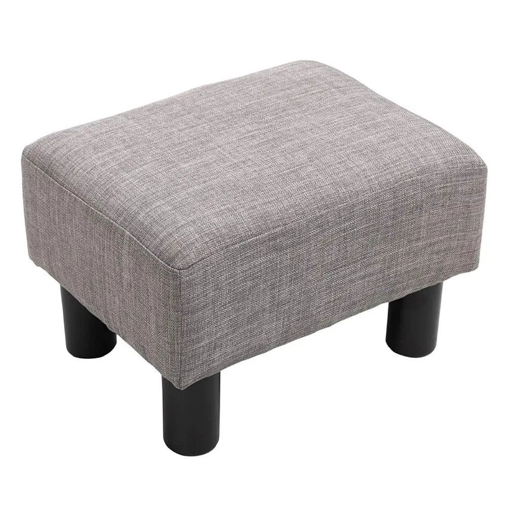 Chaparro Modern Linen Footrest – furniture