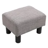 Chaparro Modern Linen Footrest – furniture thumbnail 3
