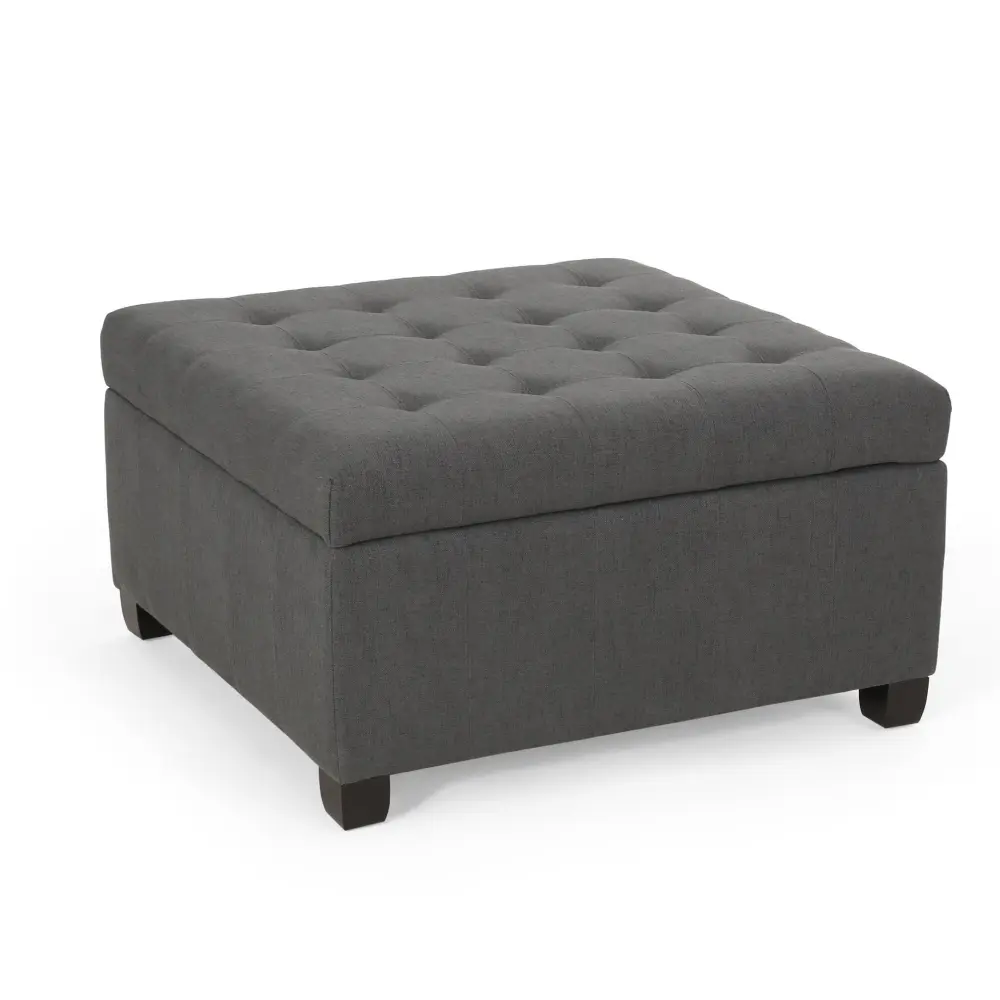 Isabella Tufted Storage Ottoman – furniture