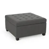 Isabella Tufted Storage Ottoman – furniture thumbnail 2