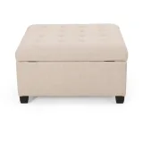 Isabella Tufted Storage Ottoman – furniture thumbnail 3