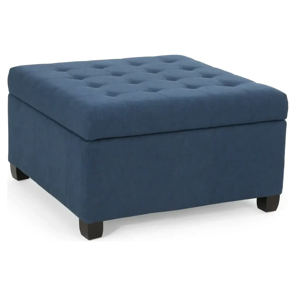 Isabella Tufted Storage Ottoman – furniture - product image 5