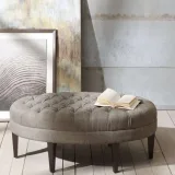 Madison Park Chase Surfboard Tufted Ottoman – furniture thumbnail 2