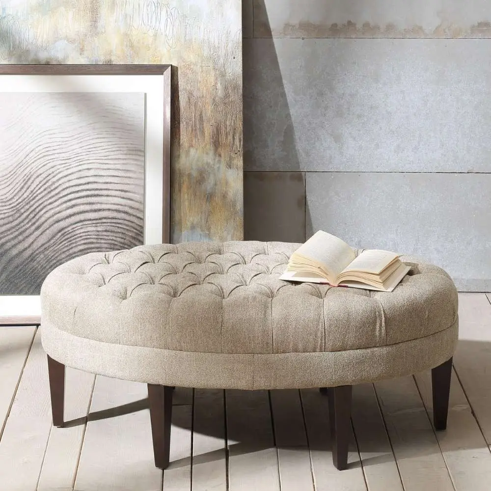 Madison Park Chase Surfboard Tufted Ottoman – furniture