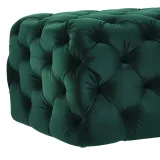 Jumbo Velvet Deep-tufted Ottoman – furniture thumbnail 3
