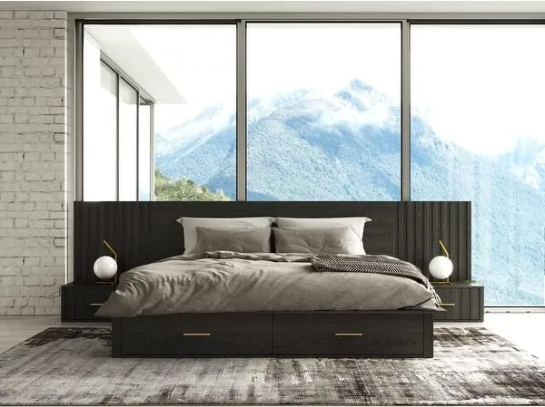 Zavior Manchester Platform Storage Bed Set