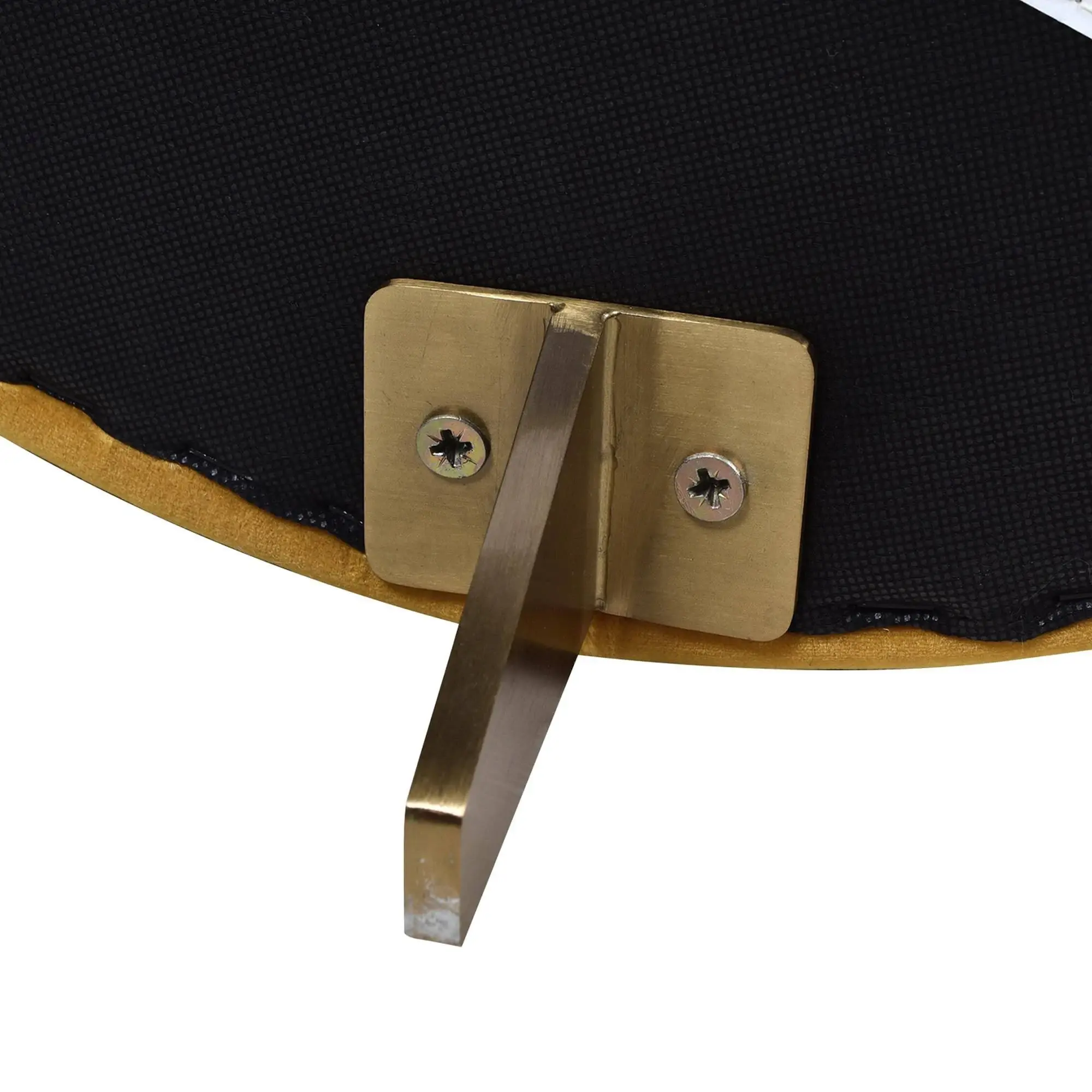 Round Gold Ring Storage Ottoman – furniture
