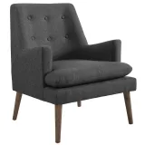 Leisure Upholstered Lounge Chair in Beige – furniture thumbnail 2
