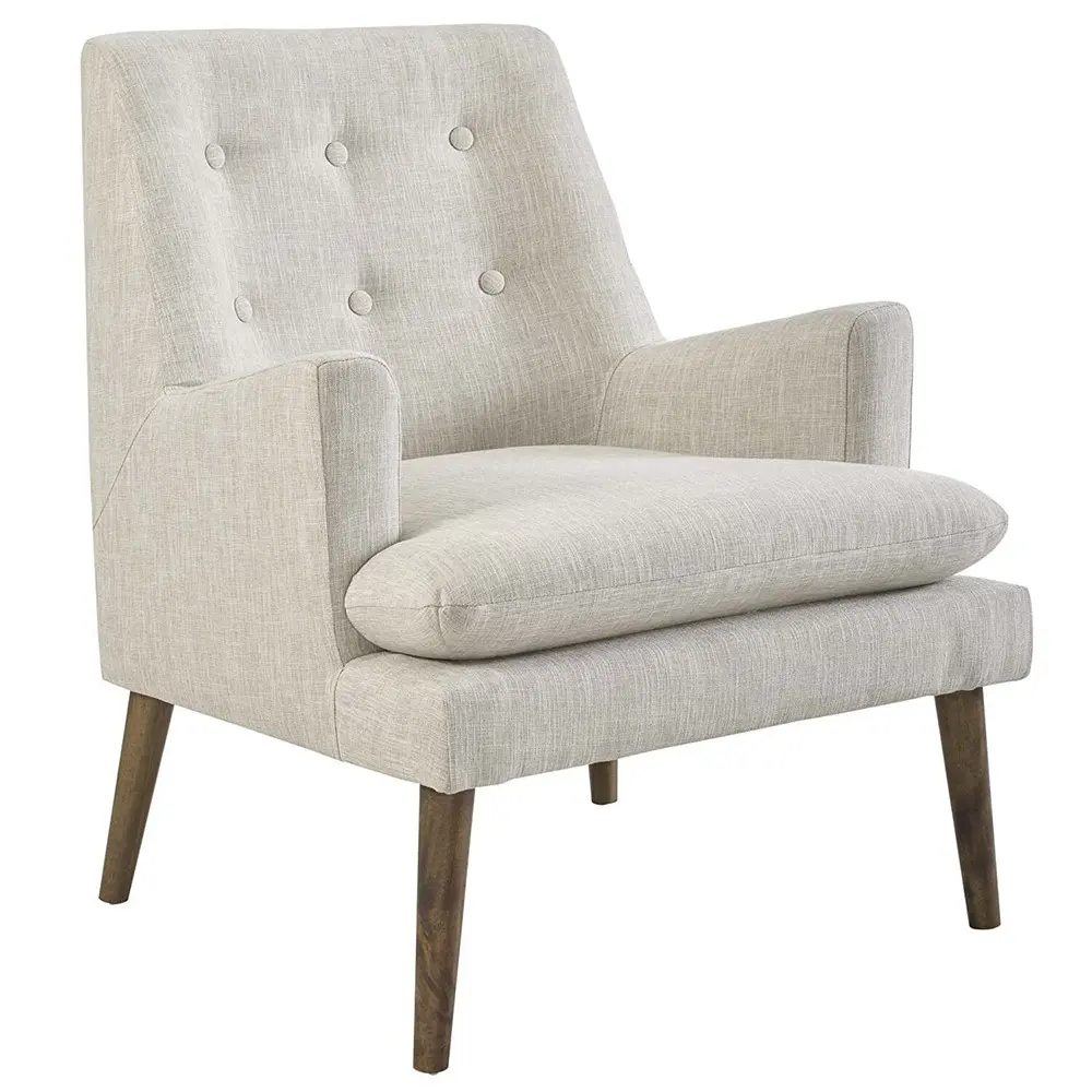 Leisure Upholstered Lounge Chair in Beige – furniture