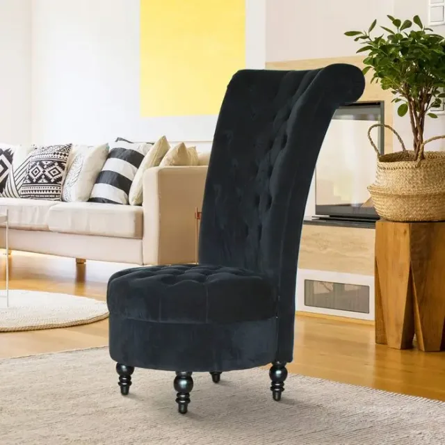 Orchid High Back Tufted Accent Chair – furniture