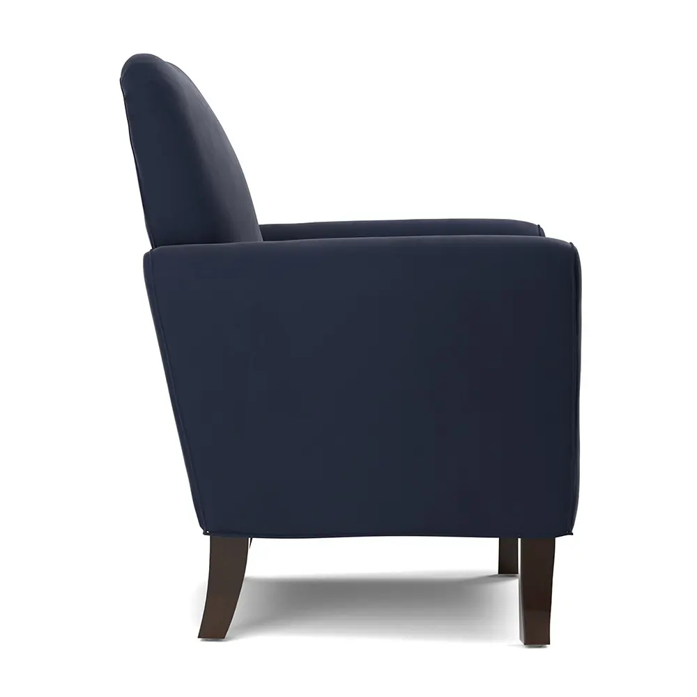 Harelbeke Navy Blue Velvet Arm Chair – furniture