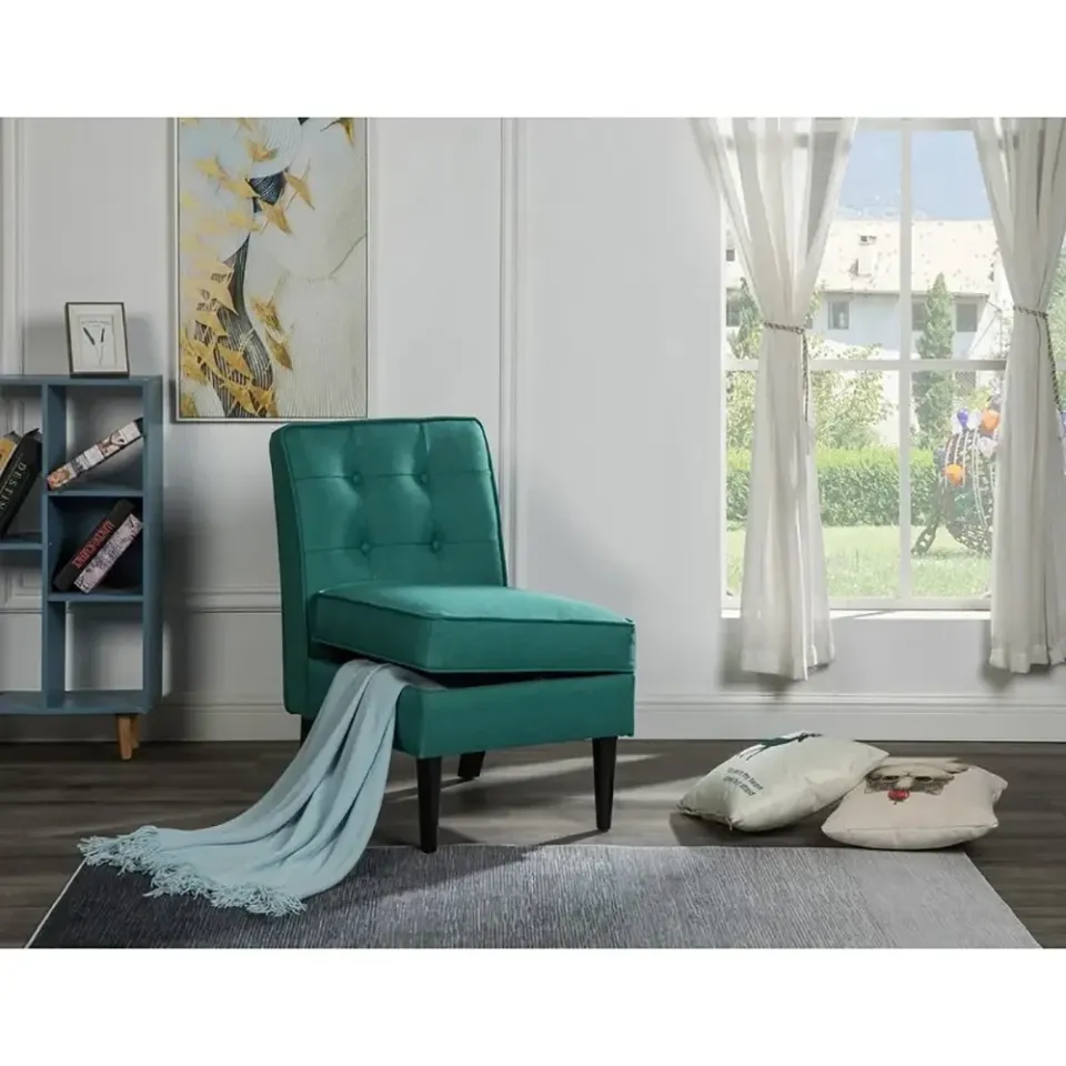 Oliver Polyester Fabric Storage Accent Chair – furniture - product image 2