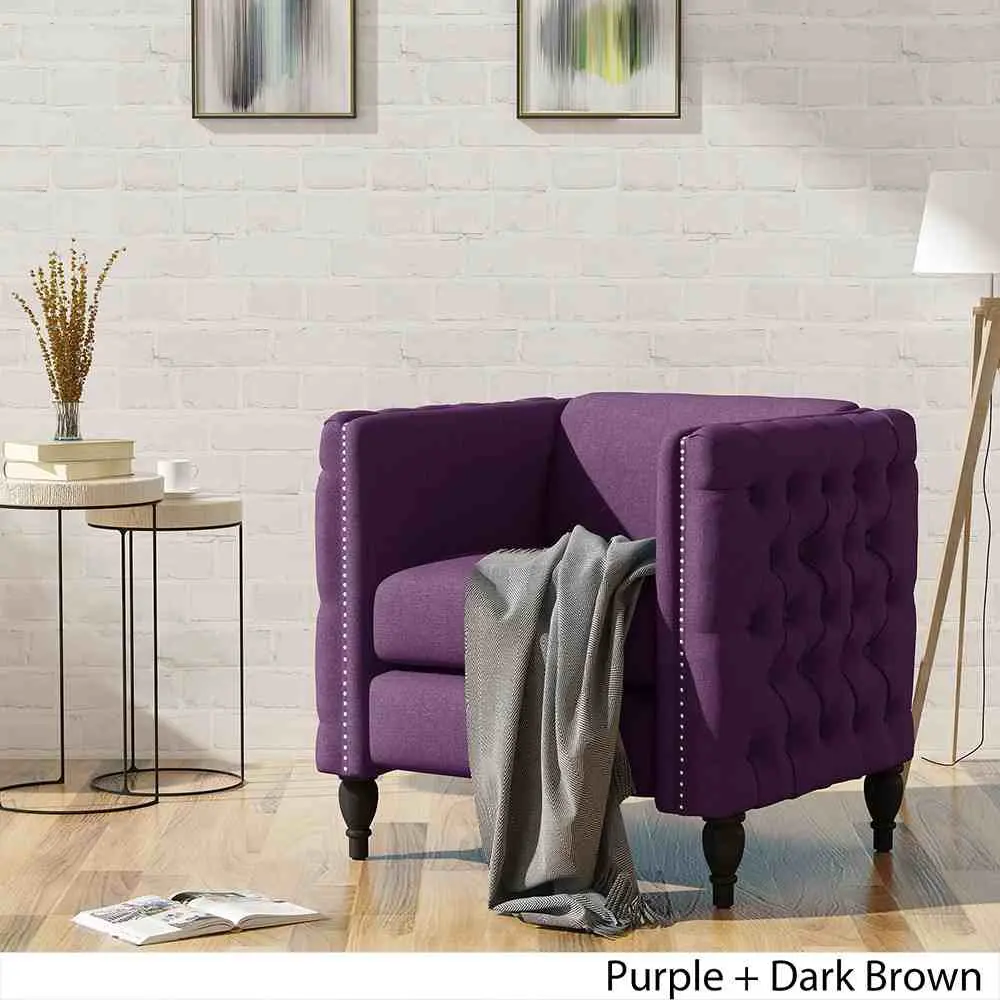 Alira Modern Tufted Fabric Arm Chair – furniture