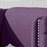Alira Modern Tufted Fabric Arm Chair – furniture thumbnail 2