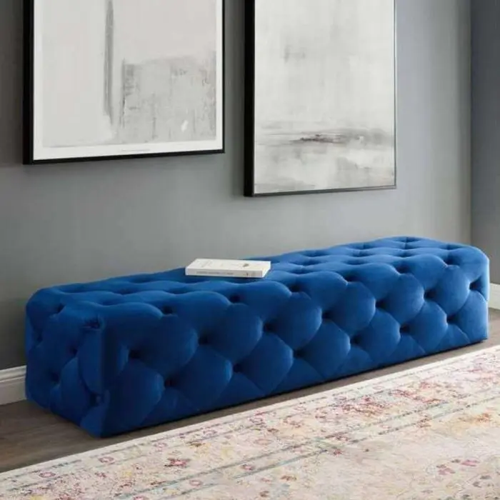 Anthem Button Tufted Entryway Bench – furniture