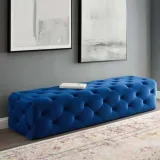 Anthem Button Tufted Entryway Bench – furniture thumbnail 1
