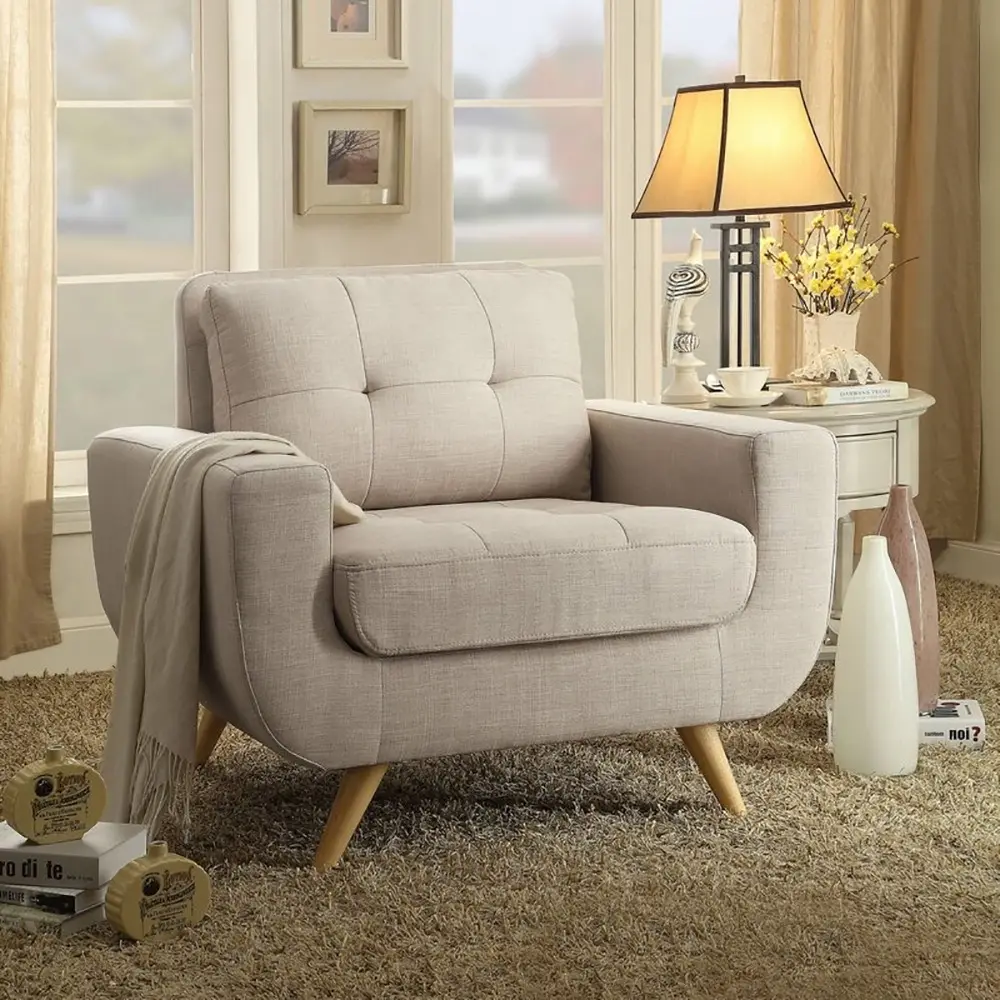 Emerson Club Chair and Ottoman – furniture