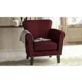 Nail-Head Trim Accent Arm Sofa Chair – furniture thumbnail 1