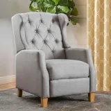 Fabric Tufted Club Chair – furniture thumbnail 1