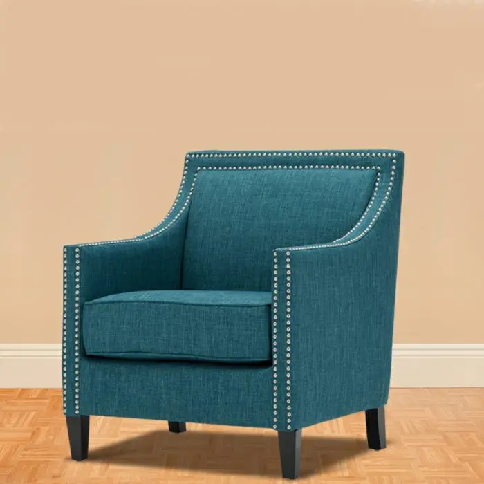 Tanner Teal Accent Chair – furniture