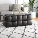 Rectangle Standard Ottoman in PVC – furniture thumbnail 2